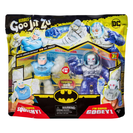 HEROES OF GOO JIT ZU DC Double Pack - Arctic Batman vs Mr Freeze