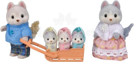 Sylvanian Families Семья хаски Art.5636