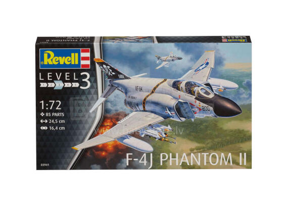 REVELL saliekams modelis F-4J Phantom II 1:72, 63941