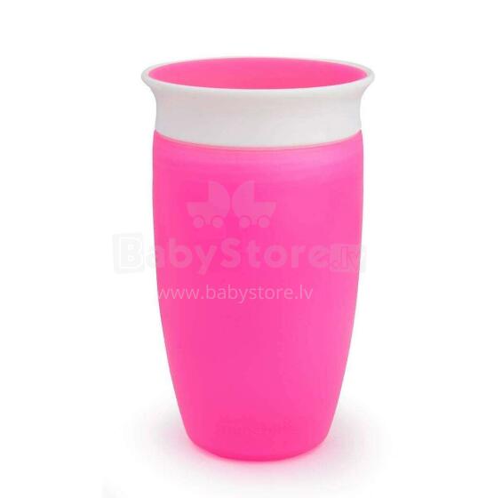 MUNCHKIN Sippy krūzīte, rozā, Miracle 360, 12m+, 296ml, 01102902