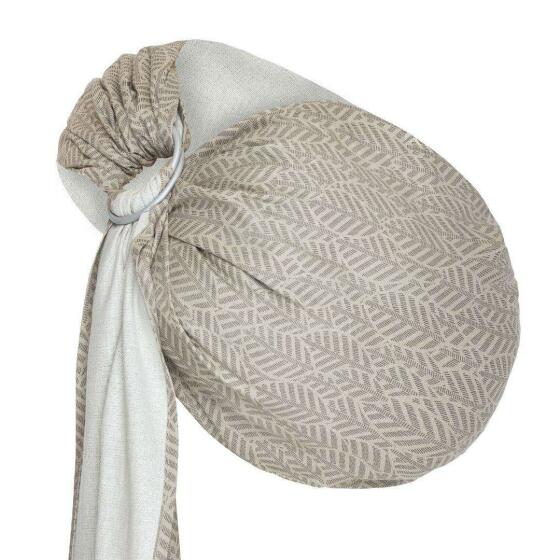 Lakats-slings HUG ME beige leaves WOMAR CHK-033