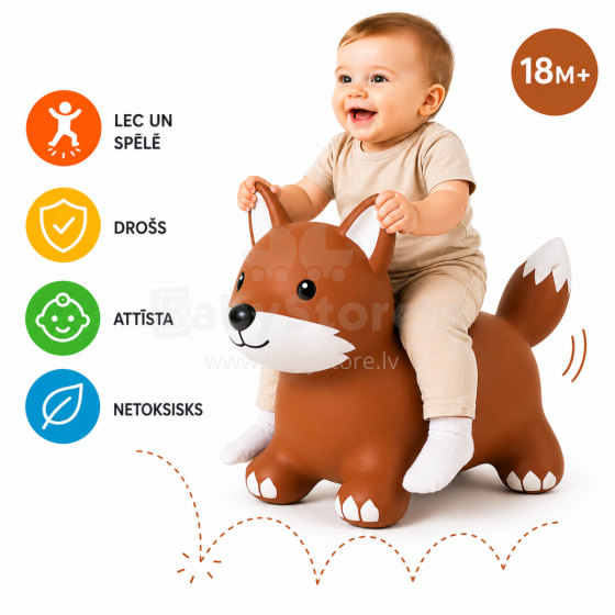 Bo Jumping Animals Fox Art.145828 Jumping animal