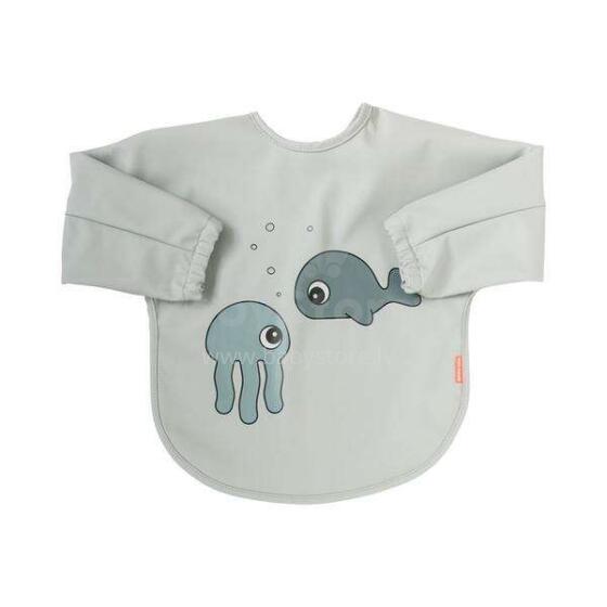 Done by Deer Sleeve Bib Art.245917 Grey