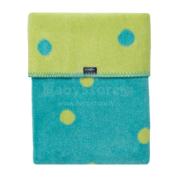 sega kokvilnas 75x100 cm TURQUOISE SPOTS KB-019 Womar