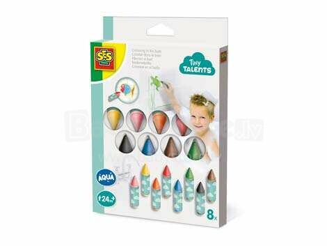 SES Art.13096S  Colouring in the bath 8 pack