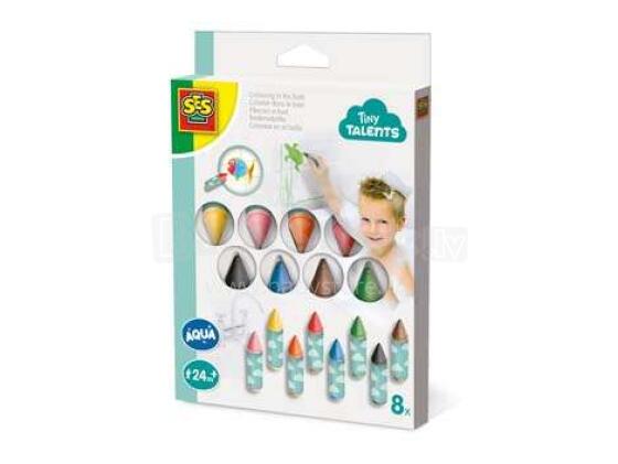 SES Art.13096S  Colouring in the bath 8 pack