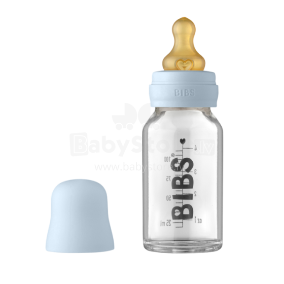 Bibs Baby Bottle  Art. 146093 Blue Barošanas pudelīte 110ml