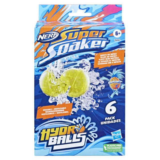 NERF SUPER SOAKER Playset Hydro Balls 6-pack