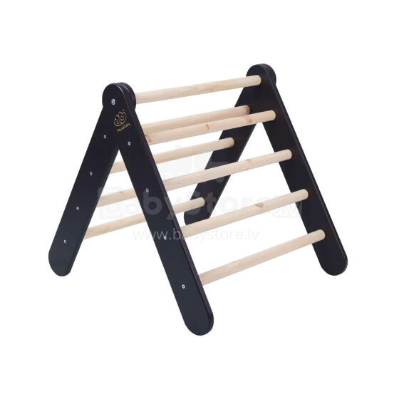 MeowBaby®  Wooden Pikler Art.146285 Black