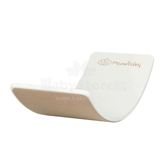MeowBaby® Wood Balance Board Art.146289 Beige