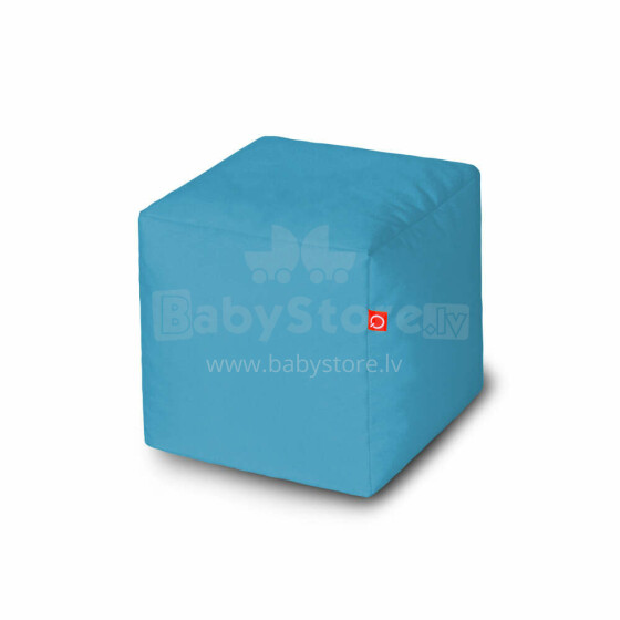 Qubo™ Cube 50 Wave Blue POP FIT пуф (кресло-мешок)