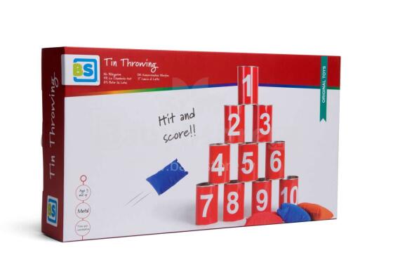 BS Yoys Art. GA093 Tin throwing game, red