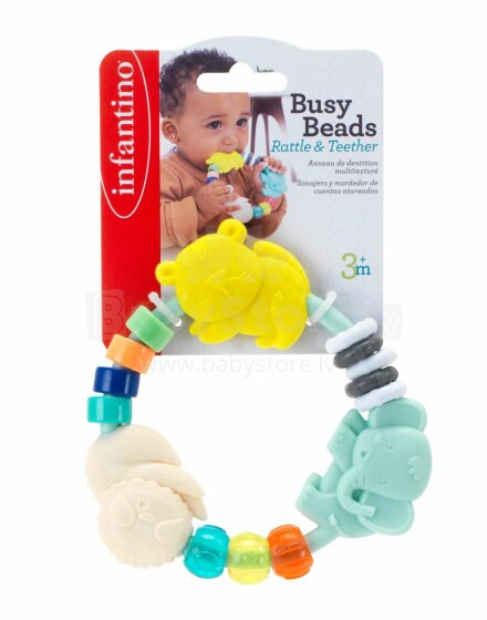 INFANTINO Närimisrõngas-kõristi Busy beads