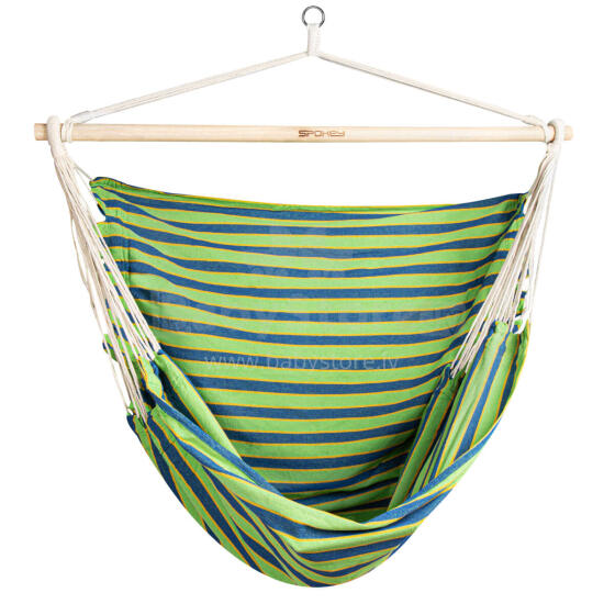 Double Brazilian hammock green Spokey BENCH DELUXE