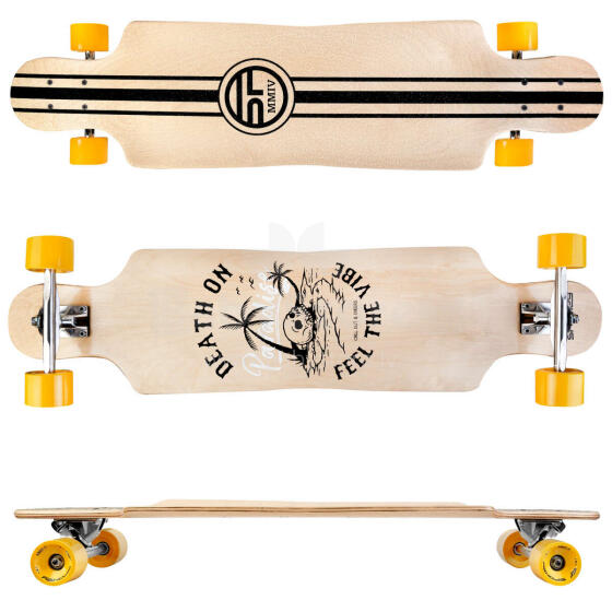 Freeride longboard skateboard Spokey LONGBAY