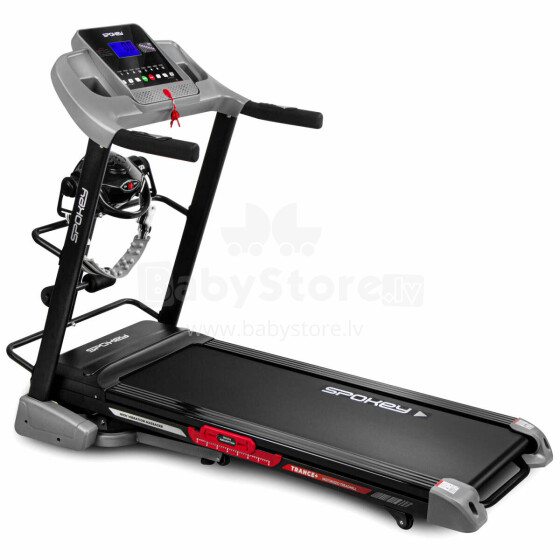 Electric treadmill with a set for massage and sit-ups Spokey TRANCE+