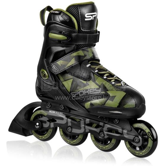 Spokey MAKAN 32/35 BK/GR Art. 929324 Roller Skates