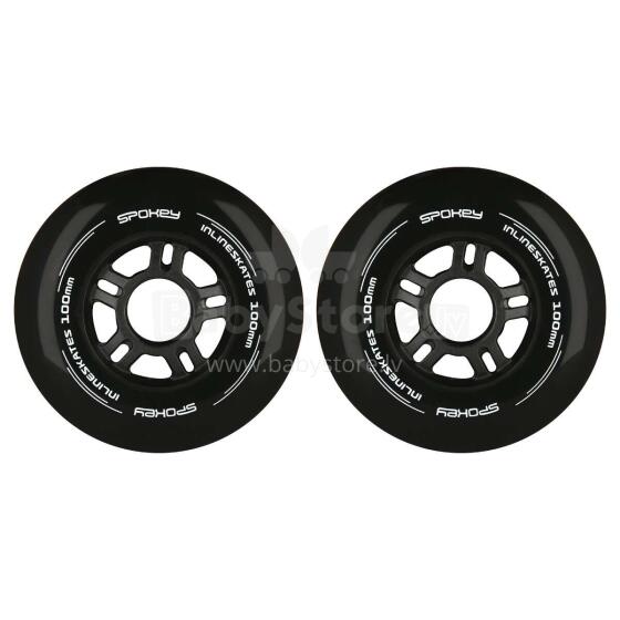 Set: 2 wheels for Spokey PU 100 MM inline skates