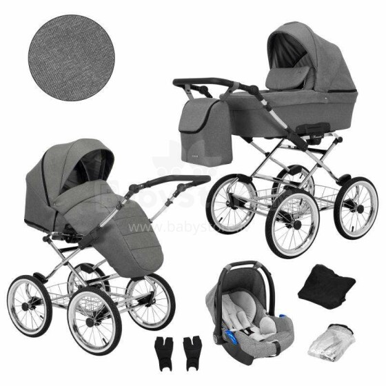 Kunert Romantic Exclusive  Art.ROM-06  kūdikių vežimėlis 3 viename