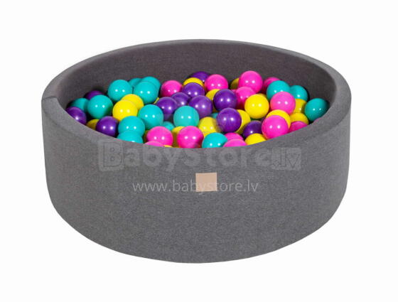 MeowBaby® Color Round Art.1017886 Dark Grey