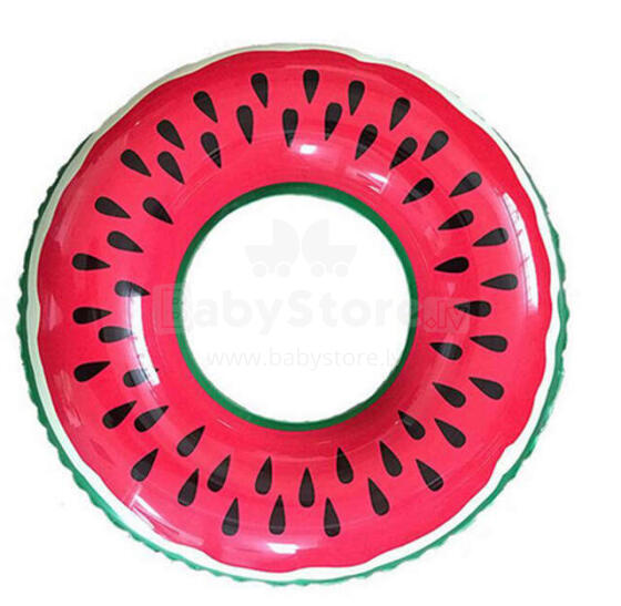 Ikonka Art.KX9961 Watermelon inflatable wheel 110cm