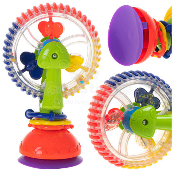 Ikonka Art.KX7610 Ferris wheel rattle with suction cup