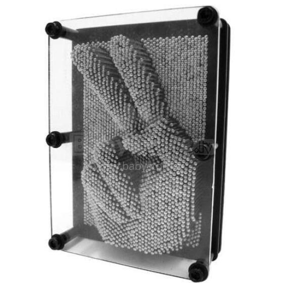 Ikonka Art.KX7717 Pin board Pin Art 3d silver XXL