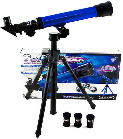 Ikonka Art.KX9152 Educational telescope with tripod 20x 30x 40x