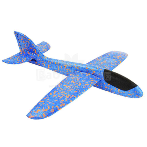 Ikonka Art.KX7839 Glider plane polystyrene mix colour 34x33cm