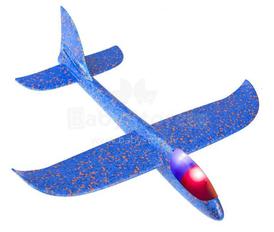 Ikonka Art.KX7954 Glider plane polystyrene 2LED MIX 48x47cm