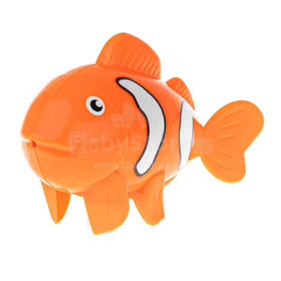 Ikonka Art.KX6946 Orange screw-on fish bath toy