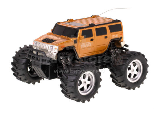 Ikonka Art.KX8532_2 RC auto 6568-330N Monster Truck zelta krāsā