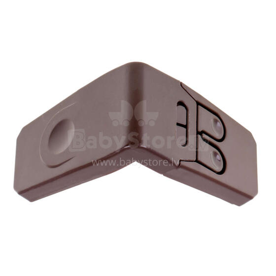 Ikonka Art.KX7492_1 Angled drawer safety device version 2 brown