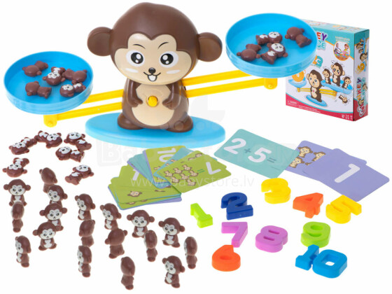 Ikonka Art.KX6380 Educational balance learning to count monkey large