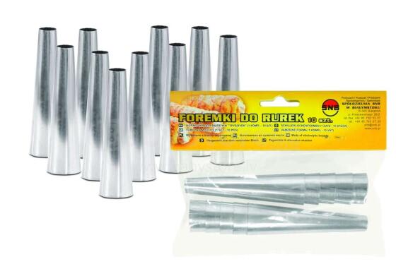 Ikonka Art.KX4461 Molds for baking tubes (1 set = 10 pcs)