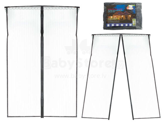 Ikonka Art.KX6127_2 Mosquito net magnetic door net 110x220cm