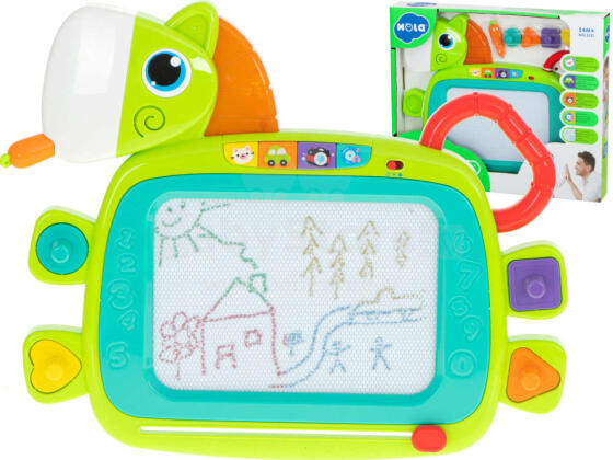 Ikonka Art.KX6001 Graphic whiteboard with HOLA stamps