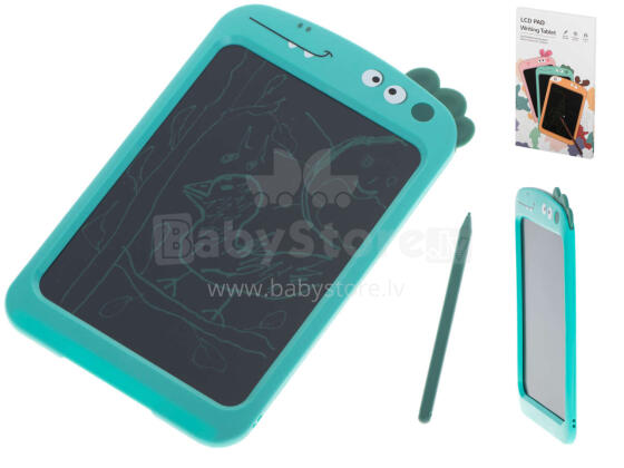 Ikonka Art.KX5981 Graphic tablet dinosaur drawing board 8.5