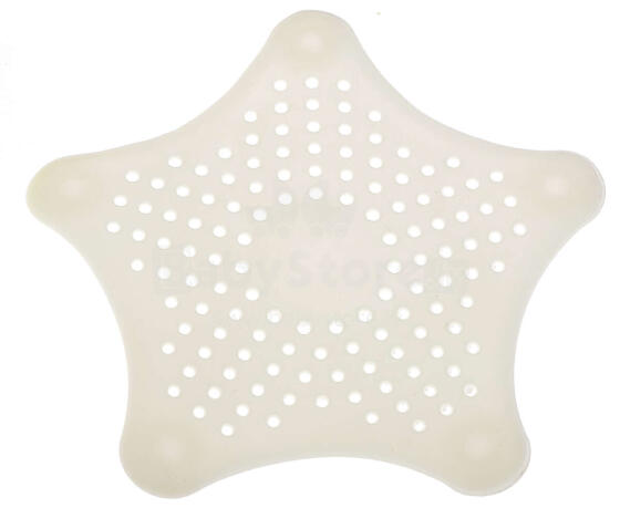 Ikonka Art.KX9952_2 Silicone strainer strainer for sink white sink