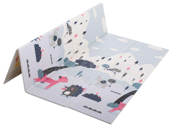 Ikonka Art.KX6528_2 Educational mat for children street/forest 177x158x0.8cm