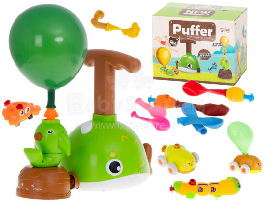 Ikonka Art.KX5913 Aerodynamic car balloon launcher fish