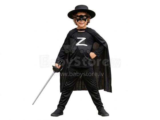 Bebe Basic Black hero Costume kids 3-5 years Art.147794