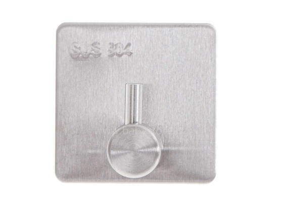 Ikonka Art.KX5687_1 Self-adhesive hook strong silver