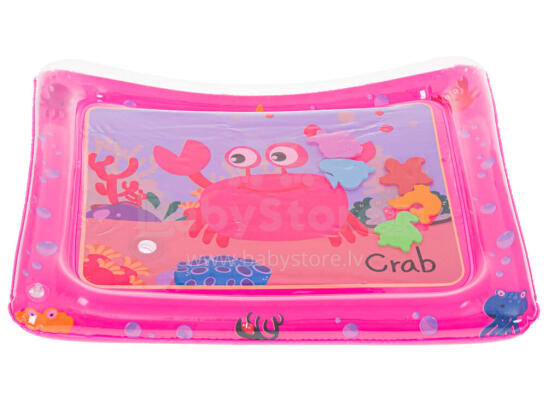 Ikonka Art.KX5679 Sensory inflatable water mat crab
