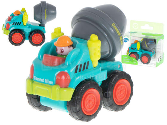 Ikonka Art.KX5589_2 Construction truck concrete mixer HOLA
