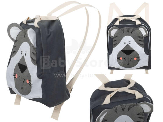 Ikonka Art.KX5583_1 Kindergarten backpack baby backpack tiger