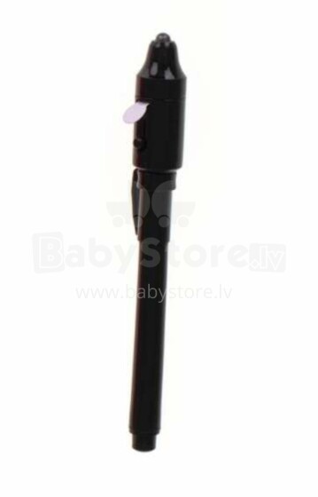 Ikonka Art.KX6865_3 UV pen with LED invisible lettering black
