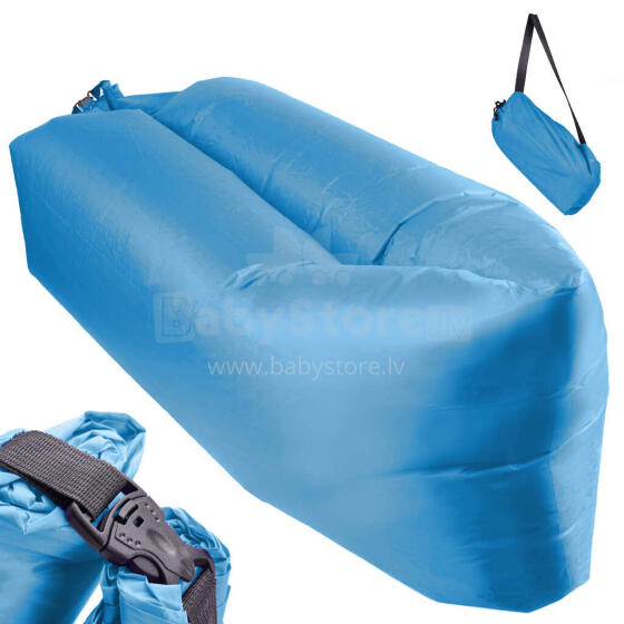 Ikonka Art.KX5567_3 Lazy BAG SOFA airbed blue 230x70cm