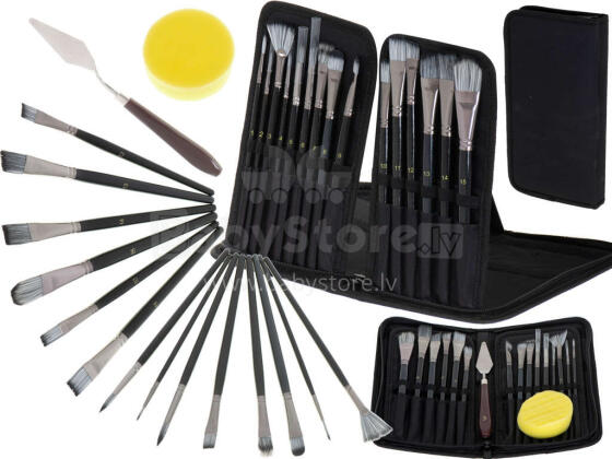 Ikonka Art.KX5551 Artists' paintbrushes set in case