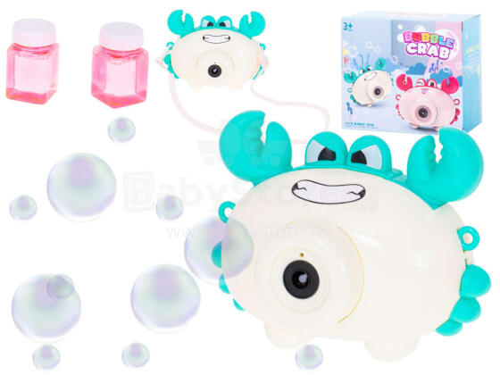 Ikonka Art.KX5527 Soap bubble machine machine crab green